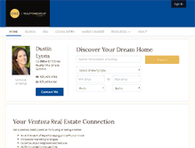 Tablet Screenshot of buysellventurarealestate.com